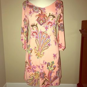 Paisley maternity dress